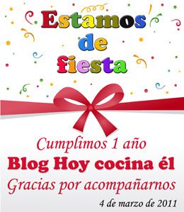 especial primer aniversario del blog