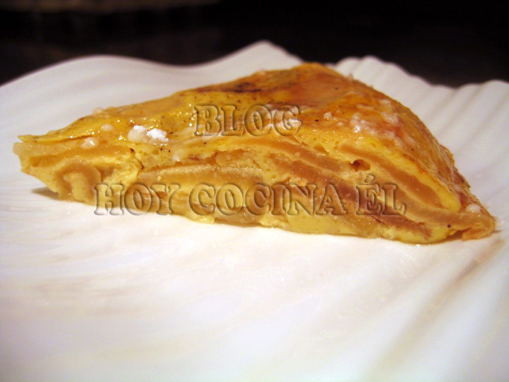 Tortilla de manzana
